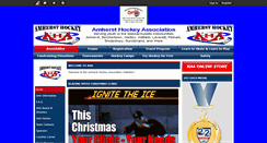 Desktop Screenshot of amhersthockey.org